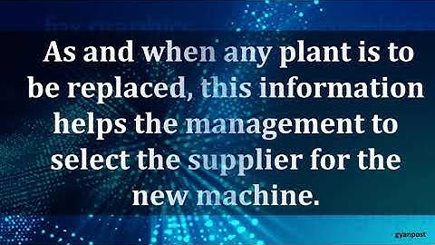 PLANT AND MACHINERY AUDITORS DUTY