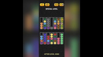 Ball Sort Special Level - Locked Ball (after Level 4360)