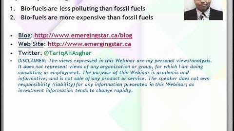 Tariq Ali Asghar Implications of Bio fuels 2012 05 21