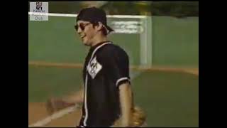 1990 Keanu Reeves / Rock 'n Jock Celebrity Softball Game