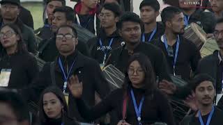 Miniatura de vídeo de ""Sounds of Nepal" Kutumba with 400 musicians at Stadium"