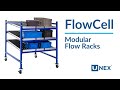 Flowcell modular flow racks from unex manufacturing