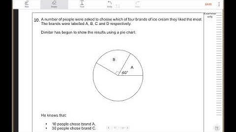 WJEC GCSE Maths - Numeracy Intermediate Unit 1 : Interpret a pie chart