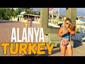 Turkey 4k How I walk on the beach Сleopatra in Alanya