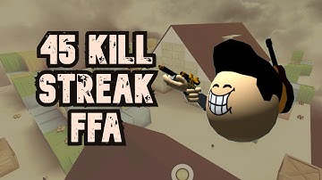 Crackshot 45 Kill Streak FFA | Shell Shockers