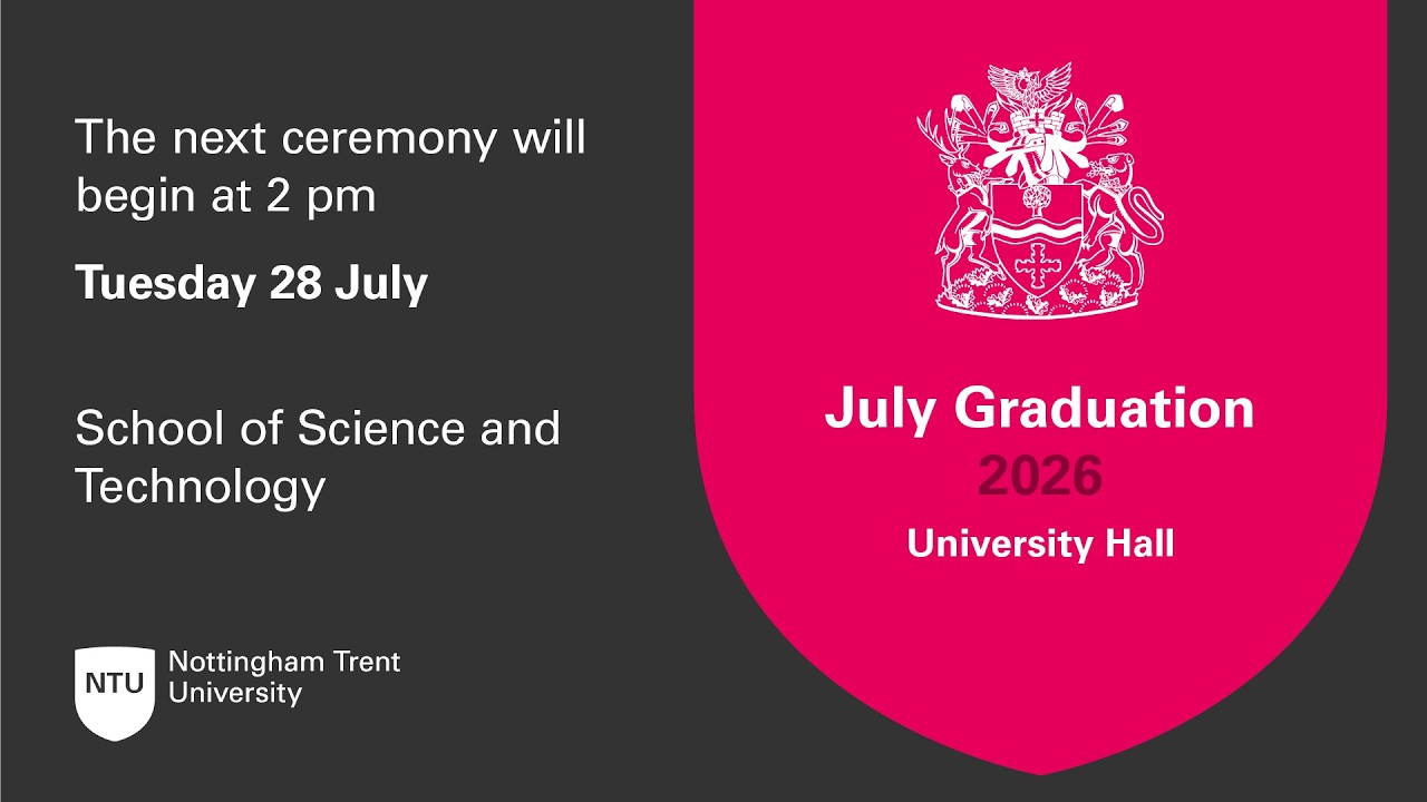 2.00 pm – Ceremony 46, NTU Graduation Tuesday 28 July 2026 – School of Science and Technology