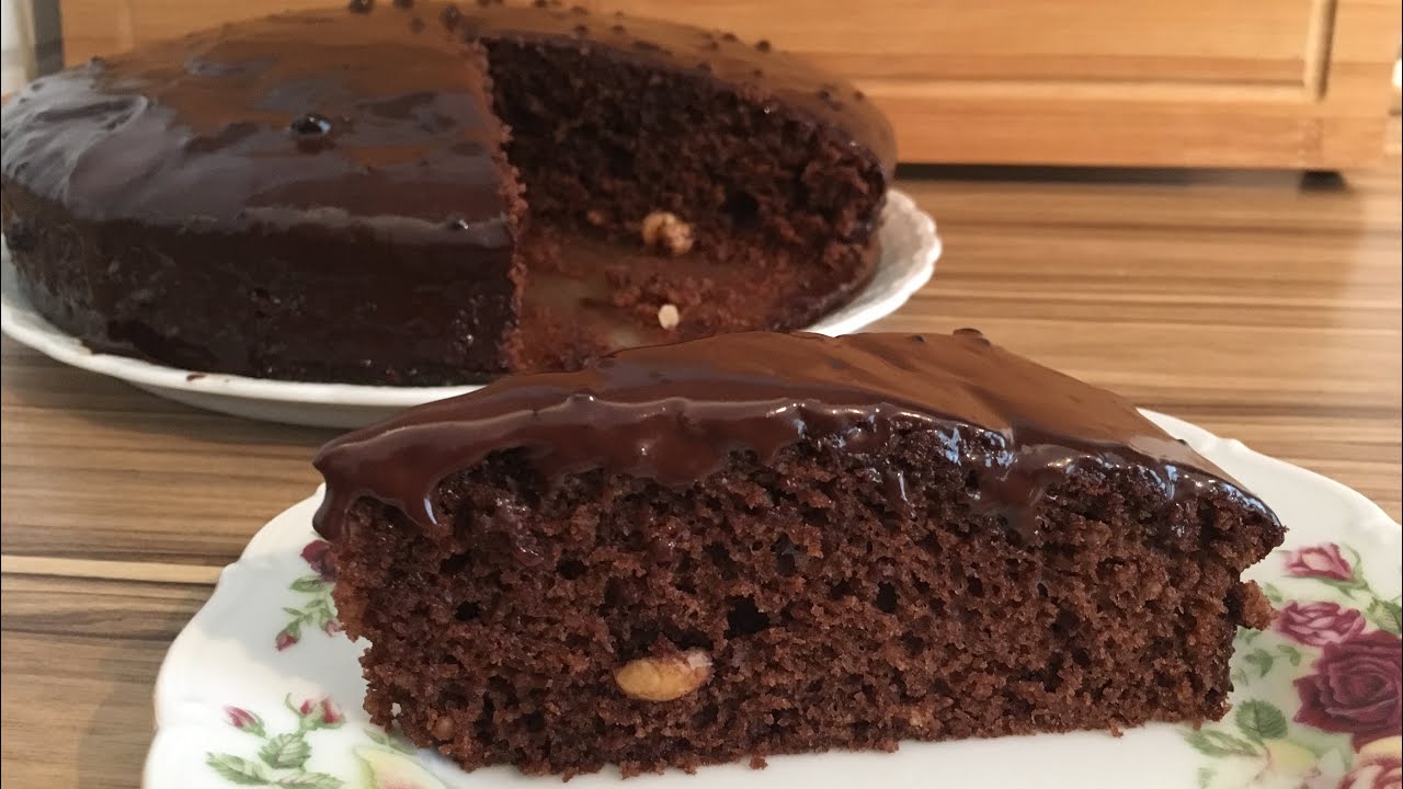 Schokoladen Nuss Kuchen , saftiger Schokoladennusskuchen , Çikolatalı ...