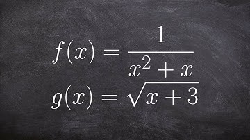 How to determine the domain of the sum of two functions