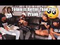 Tolani Is Better Than You PRANK On Tiayarna (She Almost Cried)