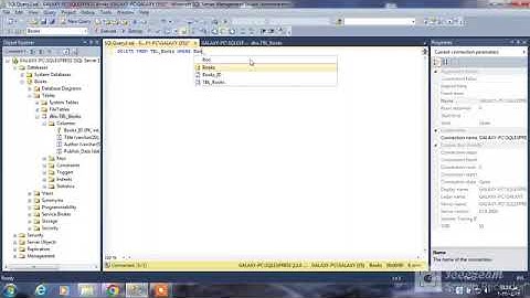 5- شرح حذف البيانات من الجدول على برنامج Sql Server