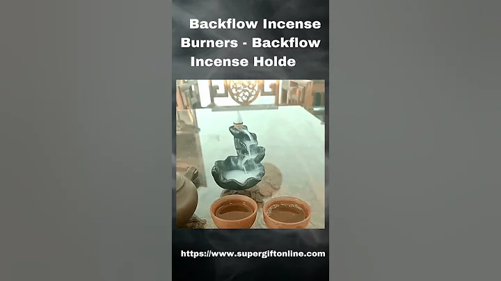 🪔🪔🪔Backflow Incense Burner Waterfall Incense Burner, Incense Cones #incenseburner  #incenseholder