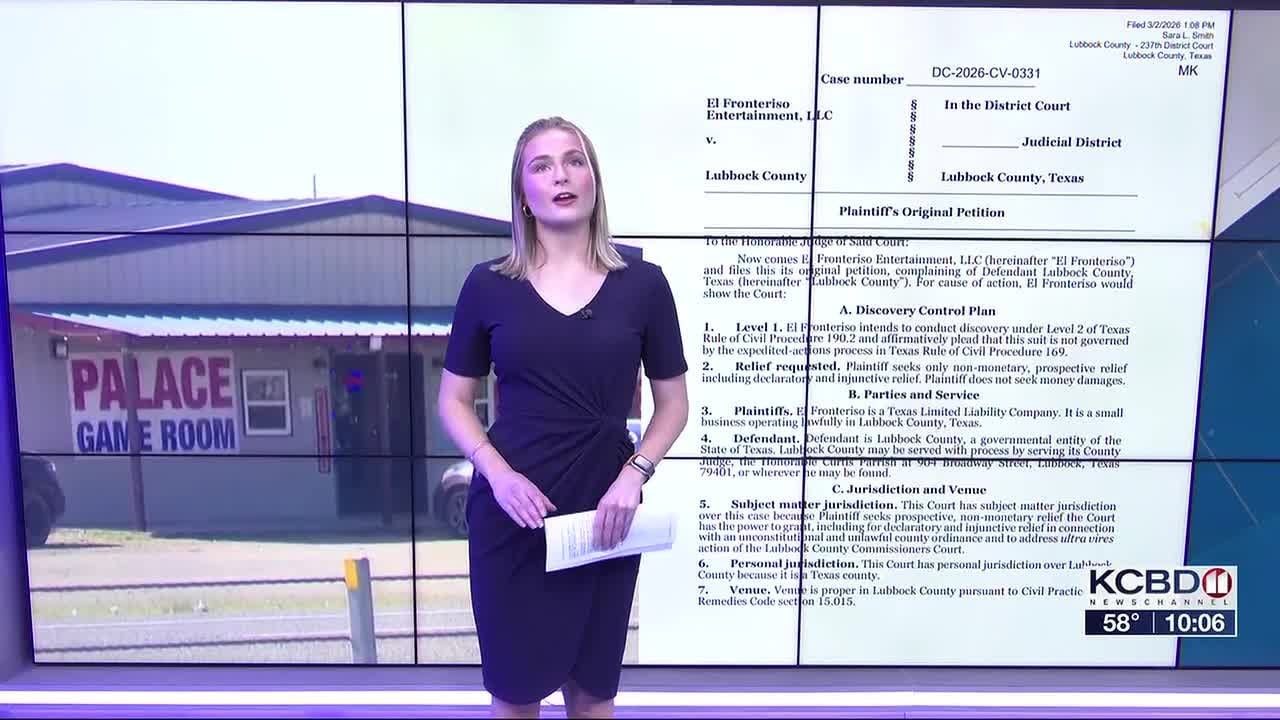Game room owner suing Lubbock County over ordinance