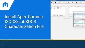 How to Install a New ISOCS LabSOCS Characterization File with Genle