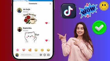 How to Add Stickers in TikTok Comments | Comment Stickers on TikTok