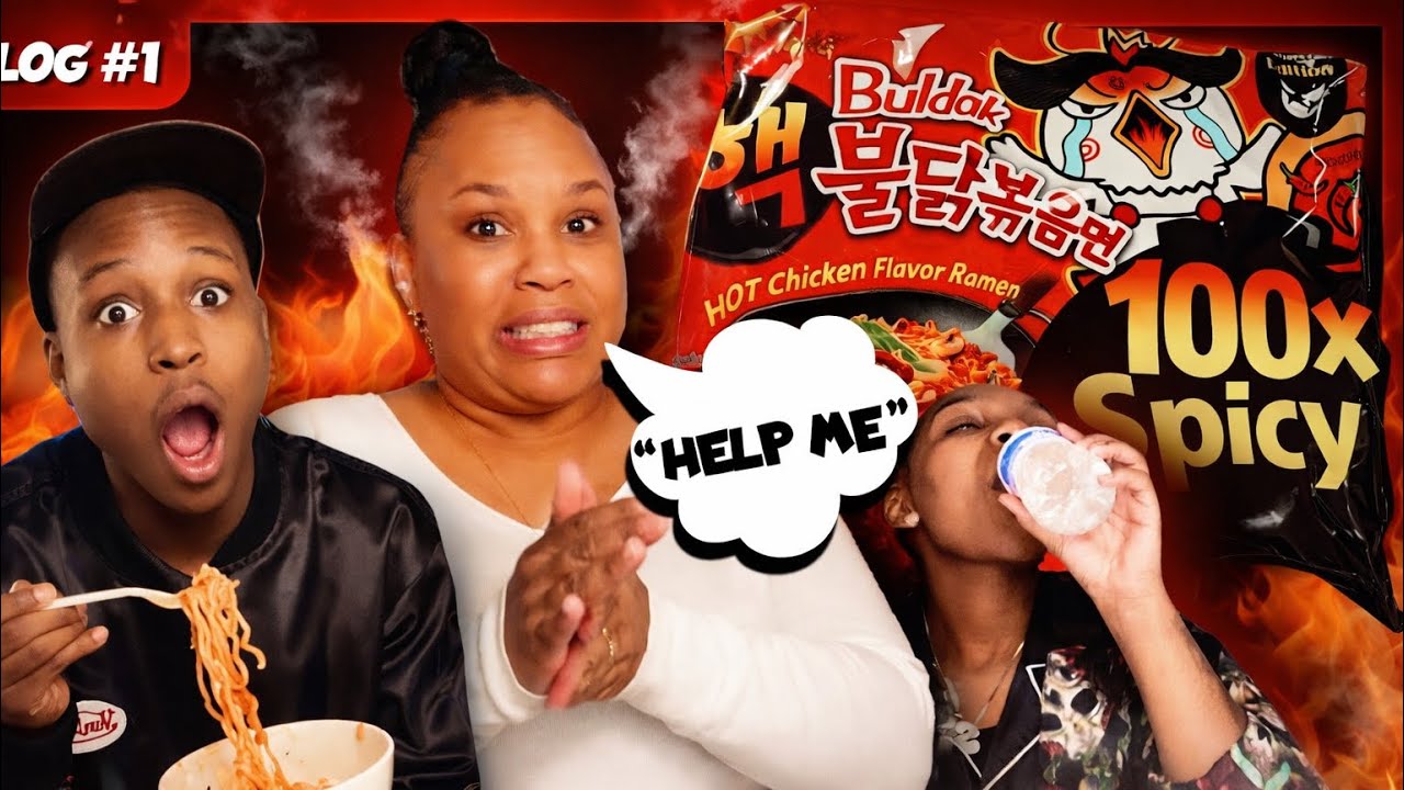 EXTREME Spicy Noodle Prank on MOM | Vlog #1 