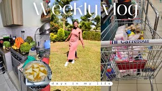 WEEKLY VLOG/DINNER PREP/MONTHLY GROCERY SHOPPING & HAUL/MALL RUNS/HOME MAKING ERA..#VLOG  screenshot 3