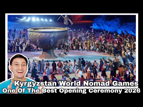 Opening Ceremony World Nomad Games 2026 Kyrgyzstan 🇰🇬 | 🇮🇩 Reaction | OMG‼️