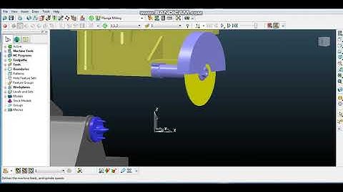 Profiling a helical shape With cutting Disk 4axis CNC - Powermill