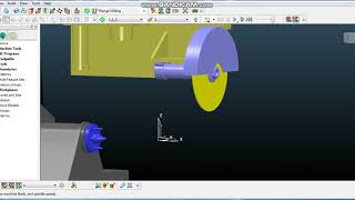 Profiling a helical shape With cutting Disk 4axis CNC - Powermill