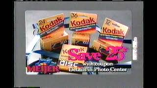 Meijer photo centers commercial 1986