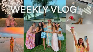 weekly vlog: home updates, gender reveal party, and 4th of July on the beach!