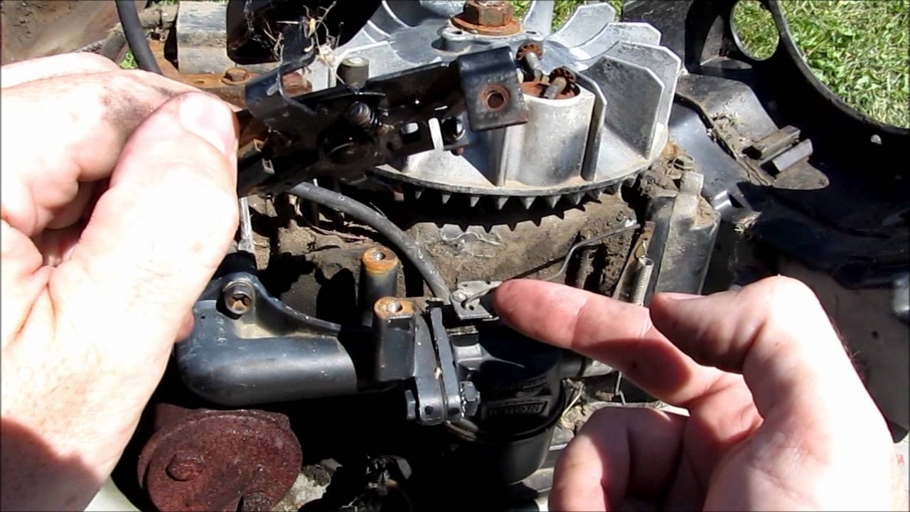 How To Adjust Carb On Lawn Mower Craftsman Mower Carburetor Fix - YouTube
