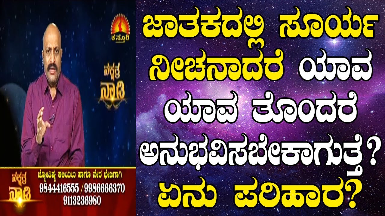 Remedies to Reduce the Negative Influence of Weak Sun | Nakshatra Nadi by Dr. Dinesh | 21-04-2020
