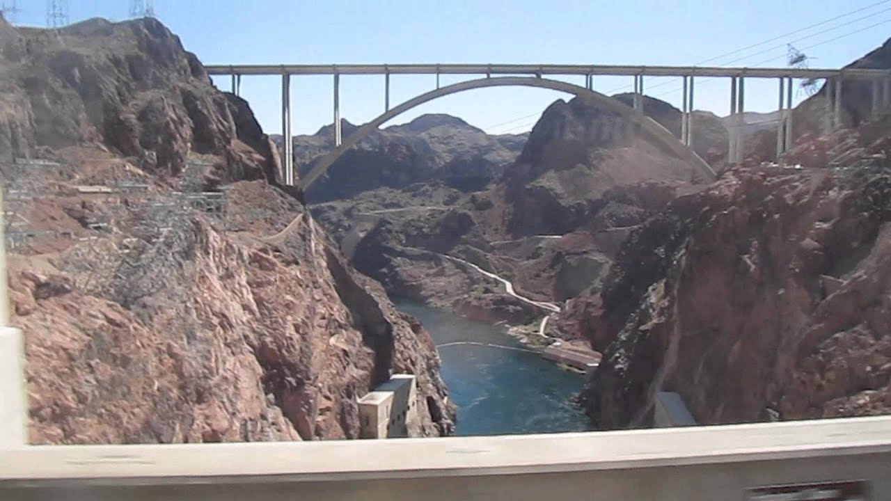 Hoover Dam Nevada Arizona Border Usa Youtube