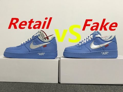 How To Spot Real Vs Fake Nike Air Force 1 Off-White MCA – LegitGrails