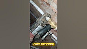 Just 5 seconds permanent fixed composite #connection  🛠️ #plumbing #speciality #shorts #plumber