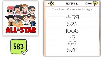 Brain test All Star level 583 Solution