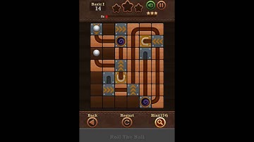 Roll The Ball Slide Puzzle 2 - Time Basic I Level 14 Walkthrough