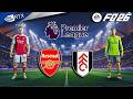 FC 26 Arsenal Vs Fulham Ft Saka Gyokeres Premier League 25 26 Full Match PC 4K60 