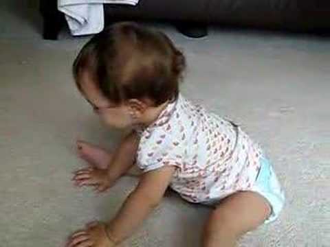 Sabrina Sitting up on her own via splits