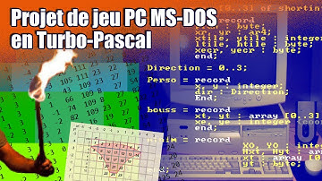Je programme un jeu pour PC sous MS-DOS (en Turbo-Pascal).
