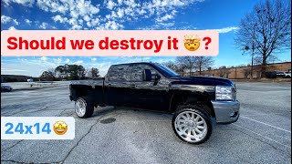 Destroying the 2011 Duramax | Whistlin Diesel style Lifted Trucks | Squatted trucks American Forces