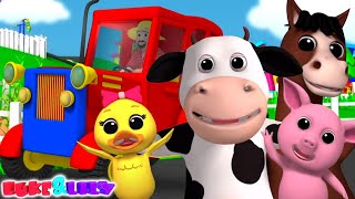 Old Macdonald Had A Farm, Animal Cartoon + More Preschool Songs For Babies