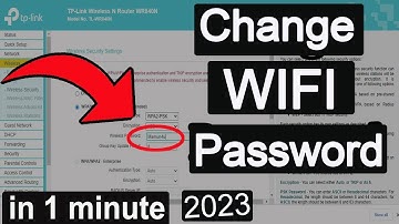 Change wifi password in a minute tp link router,tp link password change in 1 minute