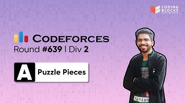 Codeforces Round #639, 1345 A. Puzzle Pieces | Competitive Coding | Coding Blocks