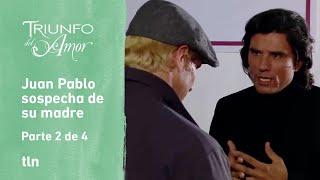 Triunfo del amor 2/4: Juan Pablo interroga a Fausto sobre el incendio | C-75 | tlnovelas