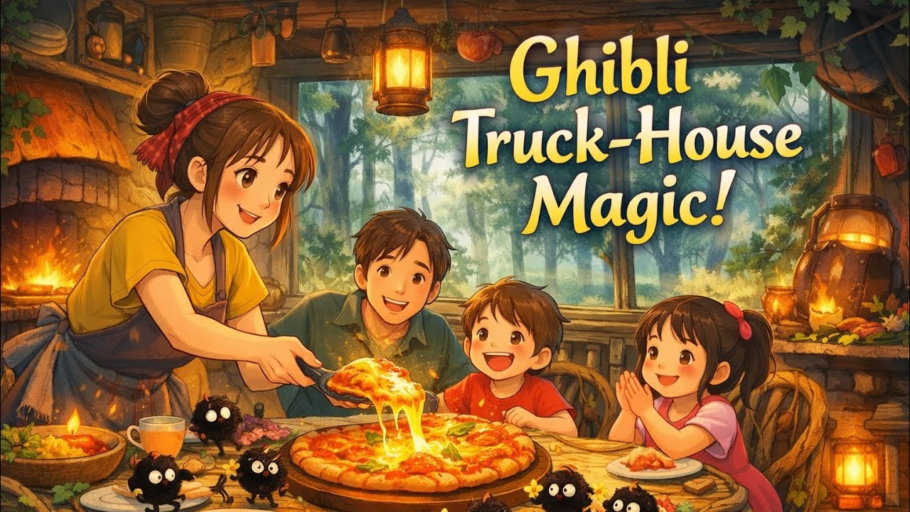 Enchanted Truck-House Family Adventures in Ghibli Magic! 