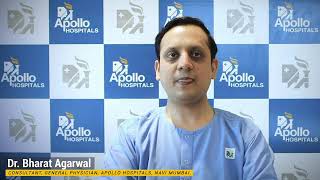 Dr. Bharat Agarwal, speaking on Typhoid, Apollo Hospitals, Navi Mumbai