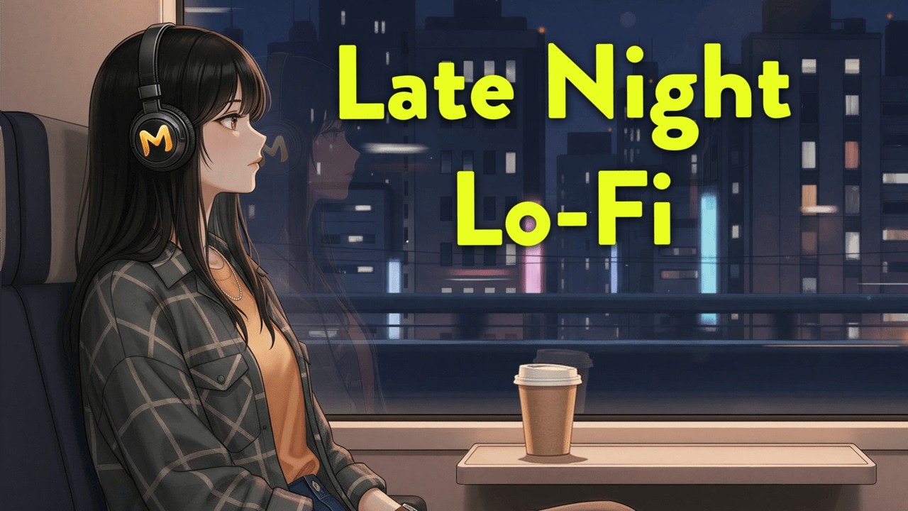 Train Passing City Lights | Lo-Fi Music for Study & Unwind