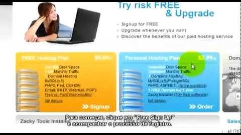 Hospedagem De Sites Gratis Com PHP, MySQL, Seu Próprio Domínio e Sem Propaganda