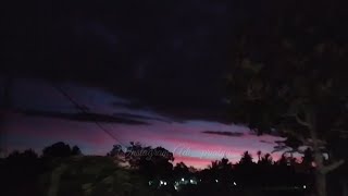 Keindahan awan di malam hari (vlog)