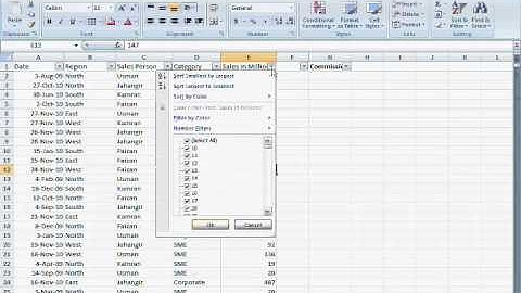 Excel Filter Function part 3 in Urdu