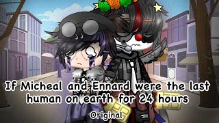 If Micheal and Ennard were the last „human“ on earth for 24 hours [Original]{Ennard x Micheal}|my au