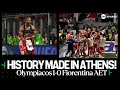 History in athens  olympiacos beat fiorentina in extra time to win first european trophy  uecl