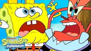 SpongeBob | Mr. Krabs ist 45 Minuten lang gemein zu SpongeBob 😩 | SpongeBob Schwammkopf