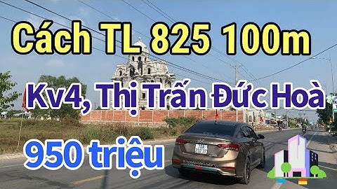 CẦN BÁN GẤP | 5x20m giá 950 triệu cách TL825 100m | KV4, TT Đức Hoà: BĐS Khởi Thịnh 0917997501